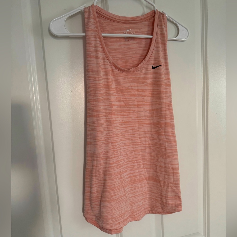 Nike Racerback Tank - Size M, Color Peach